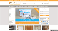 Desktop Screenshot of blindsdirect.co.za