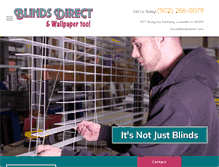 Tablet Screenshot of blindsdirect.com